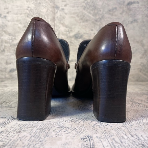 Cesare Paciotti Vintage Brown Oxford Heel Size 37 - Picture 5 of 16